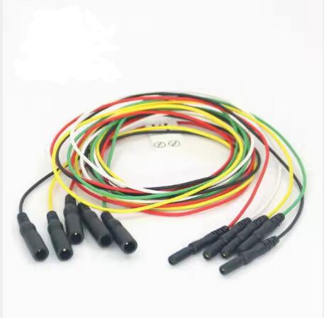 Din 1.5mm plug hole to 1.5mm pin EEG extension cable