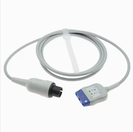 Carewell Edan M50 M80 3-Lead ECG Trunk Cable with Din-Style Connector Medical Consumables for Main ECG Cable Use