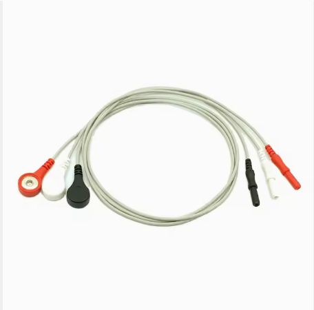 3-Lead ECG Snap Set Cable Leadwires