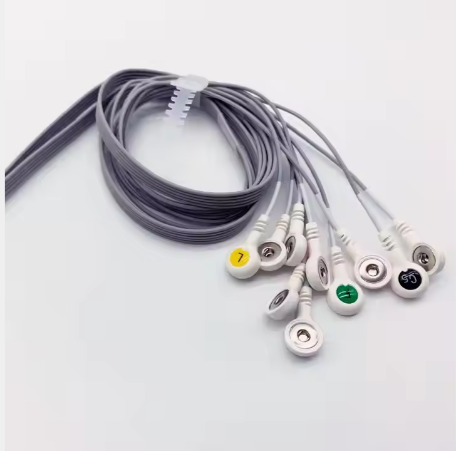 Manufacturers specialize customizing various medical ECG leads wire